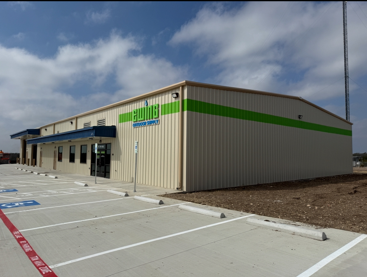 The store front of Ewing's new Liberty Hill Supercenter (Picture courtesy of William Wright)
